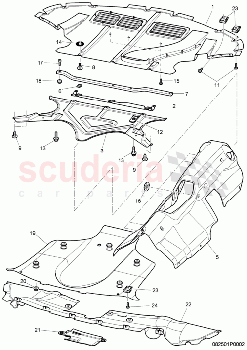 Part Diagram for Bentley 3W0825199B