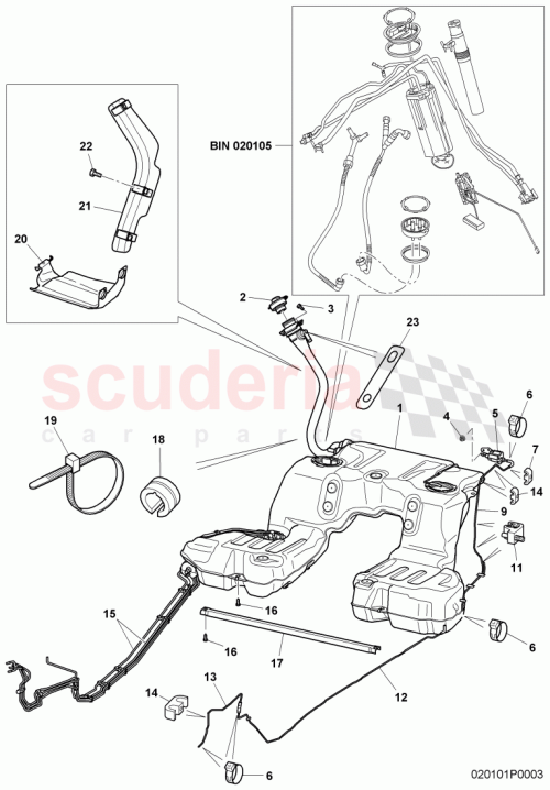 Part Diagram for Bentley 3W0 201 550 AA