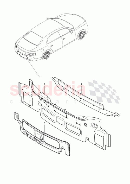Part Diagram for Bentley 4W0 864 405