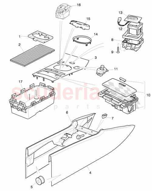 Part Diagram for Bentley 3W0863240