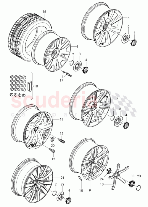 Part Diagram for Bentley 3W0601165BA