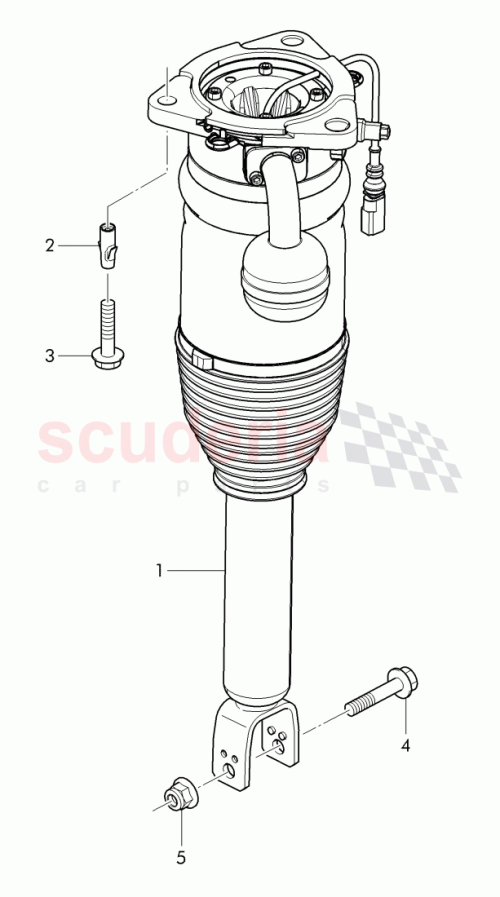 Part Diagram for Bentley 4W0616002B