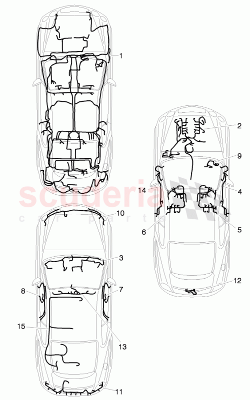 Part Diagram for Bentley 3W7 971 012 CA