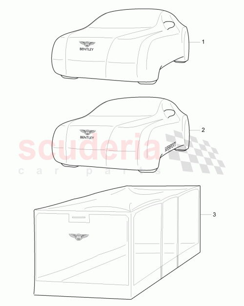 Part Diagram for Bentley 3W7 861 985