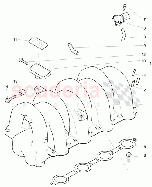 Part Diagram for Bentley 07V133635