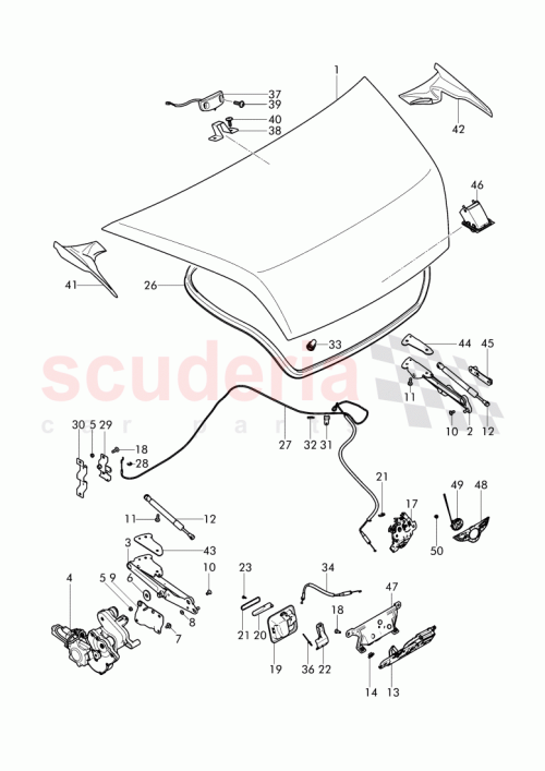 Part Diagram for Bentley 3W7 827 531 C