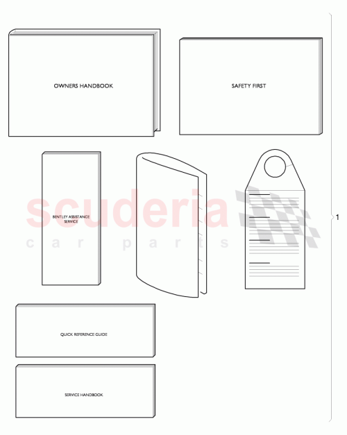 Part Diagram for Bentley 3Y5 012 003 DB