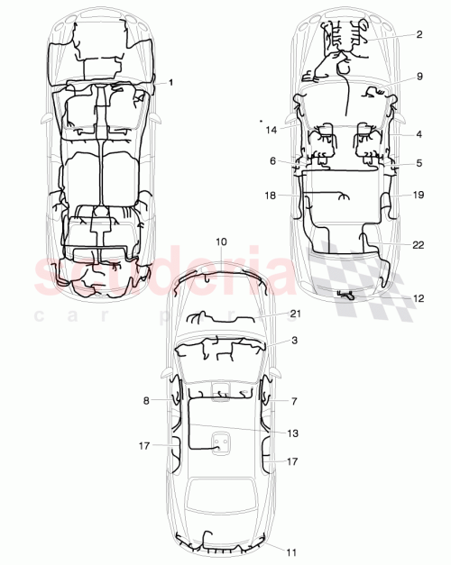 Part Diagram for Bentley 3W1971051AC