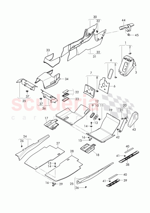 Part Diagram for Bentley 3Y4 863 454 A