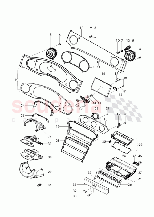 Part Diagram for Bentley 3Y0857074