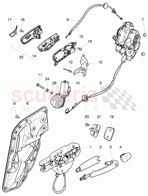 Part Diagram for Bentley 3Y0839014F
