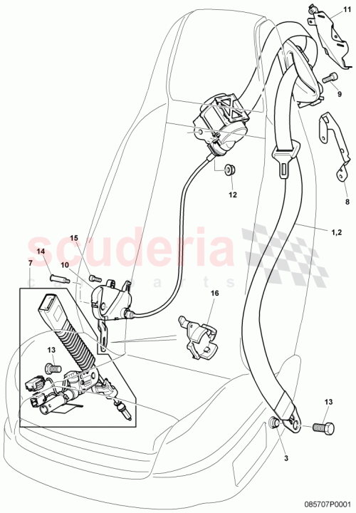 Part Diagram for Bentley 3W0 858 537