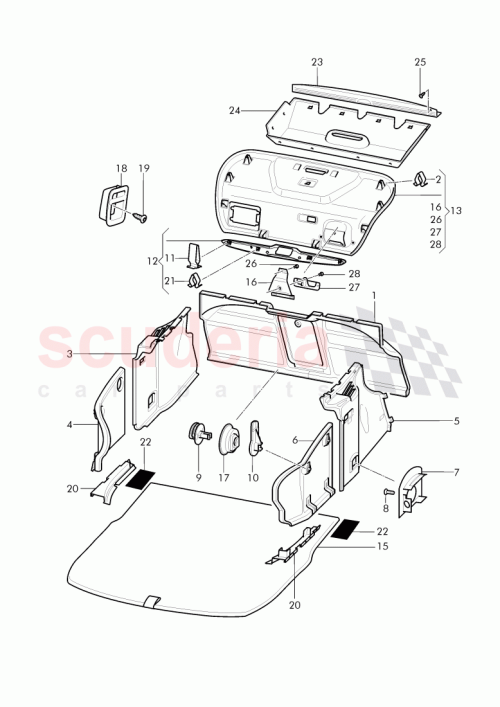 Part Diagram for Bentley 3W8 867 601 AS