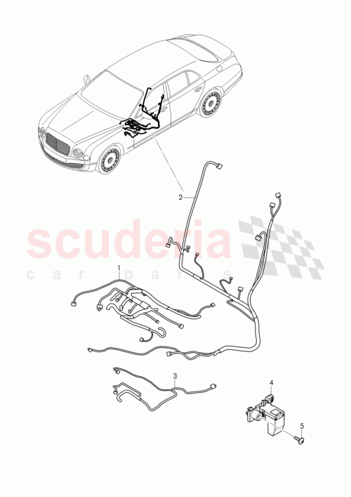 Part Diagram for Bentley 3Y1 972 276 L