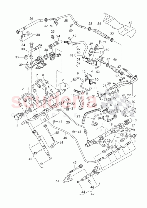 Part Diagram for Bentley 057 130 131 AD