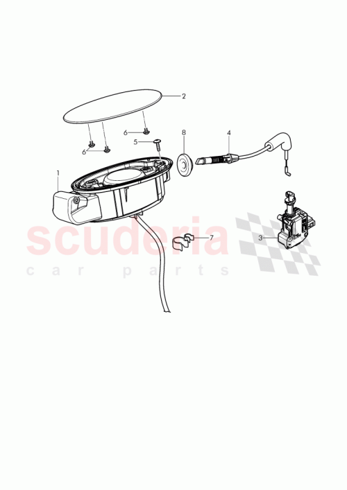 Part Diagram for Bentley 3W7 809 857 K
