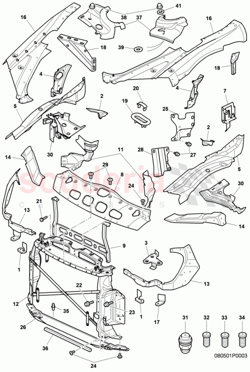 Part Diagram for Bentley 3W0199521M