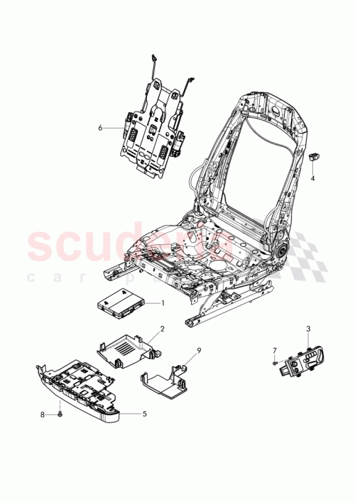 Part Diagram for Bentley 3W3 959 766 C