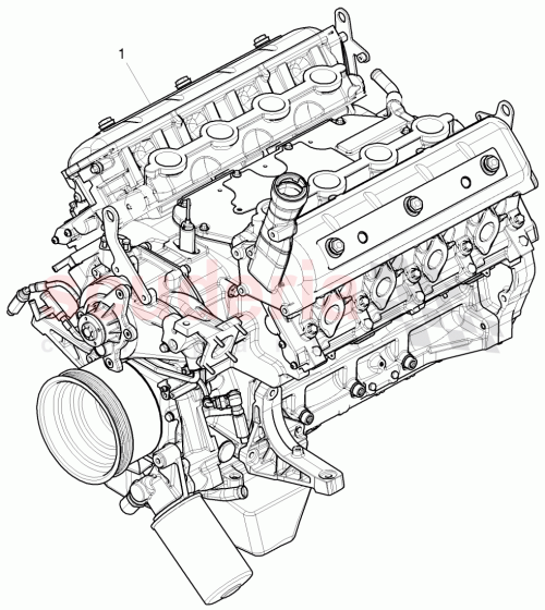 Part Diagram for Bentley 07V 100 031 CX