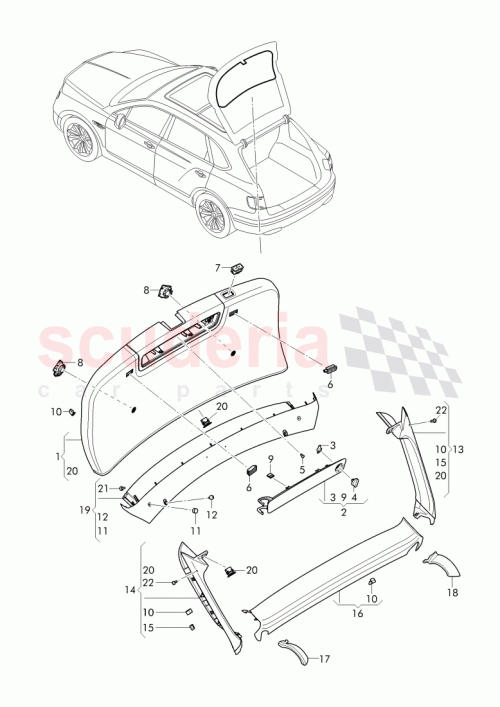 Part Diagram for Bentley N 106 258 02