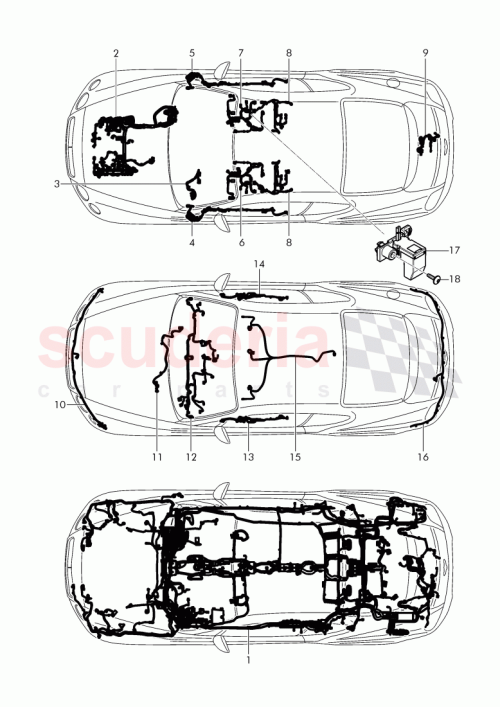 Part Diagram for Bentley 3W8 971 020 G
