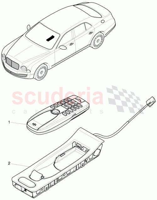 Part Diagram for Bentley 3Y0 035 624 B