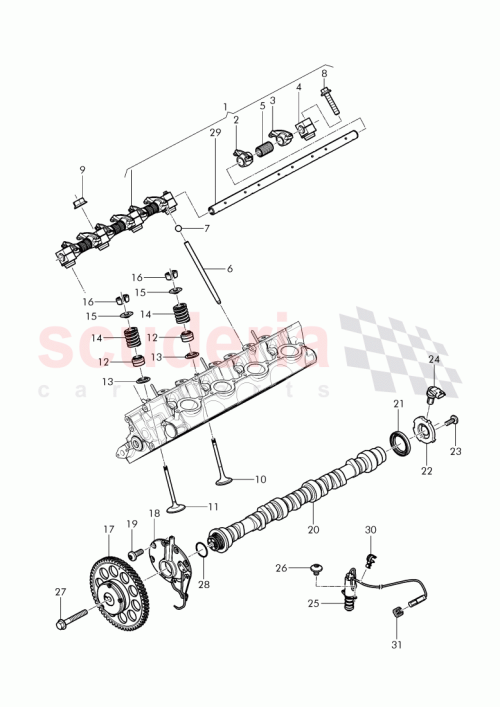 Part Diagram for Bentley 07V109601