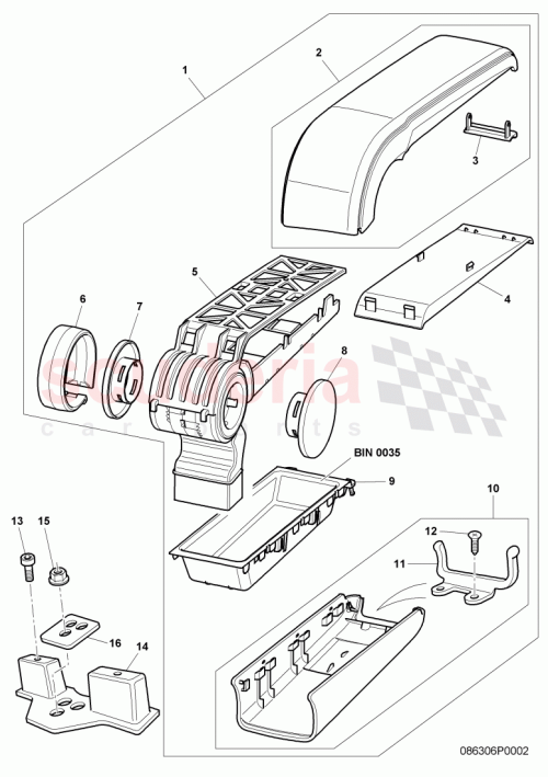 Part Diagram for Bentley 3W0864101AE
