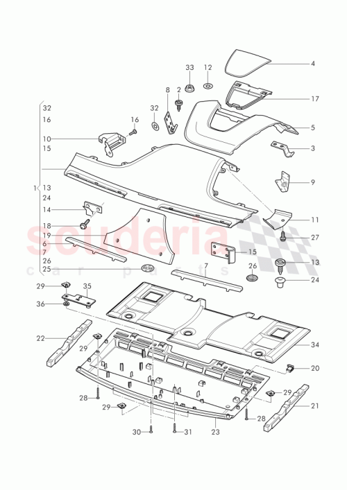 Part Diagram for Bentley 3W8867097A