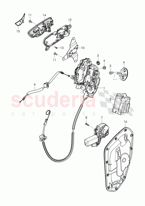Part Diagram for Bentley 4M0 839 015 K