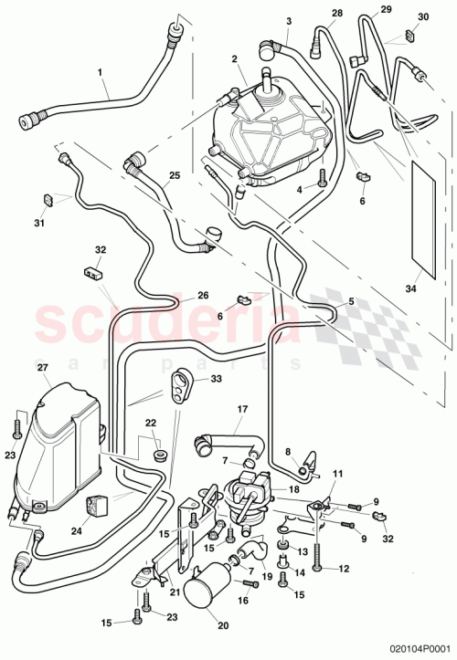 Part Diagram for Bentley 3W0 201 160 A