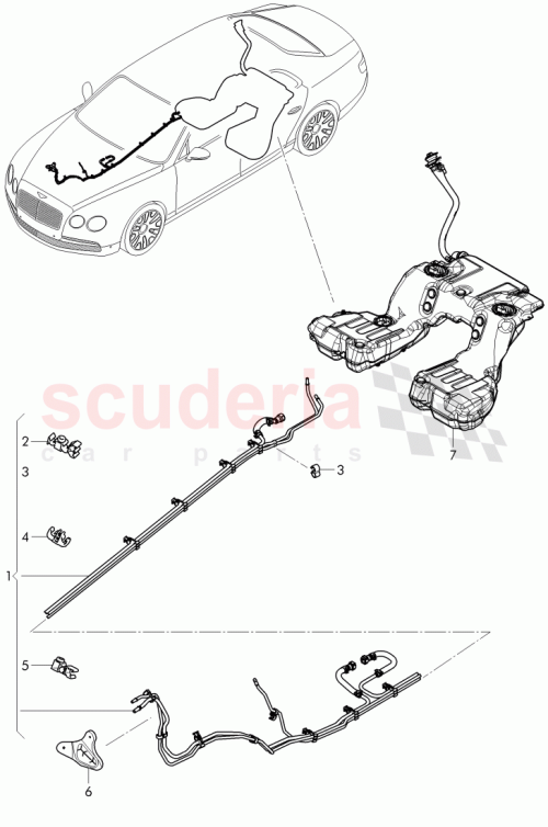 Part Diagram for Bentley 4W0 201 059