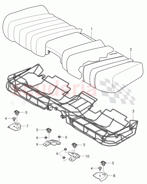 Part Diagram for Bentley 4W0 885 404 D