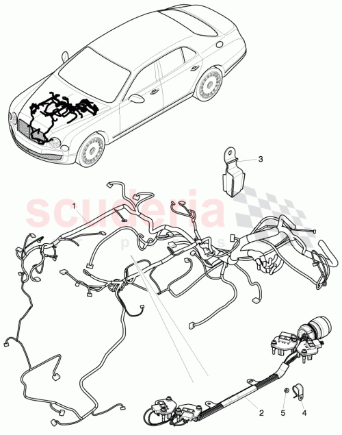 Part Diagram for Bentley 07V 971 610 S