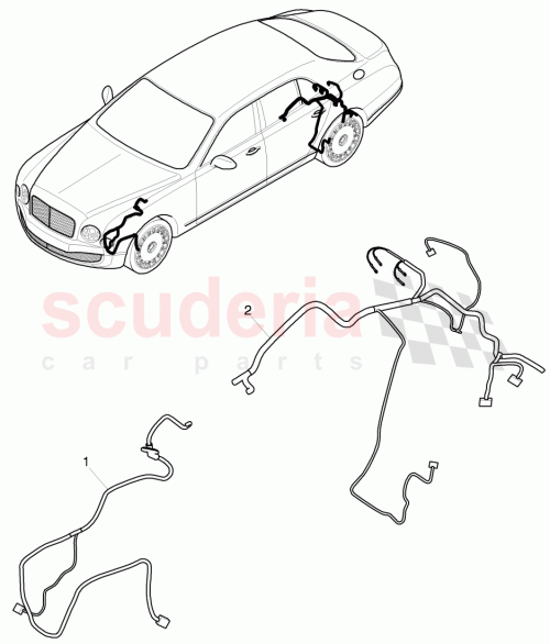 Part Diagram for Bentley 3Y0 971 761 F