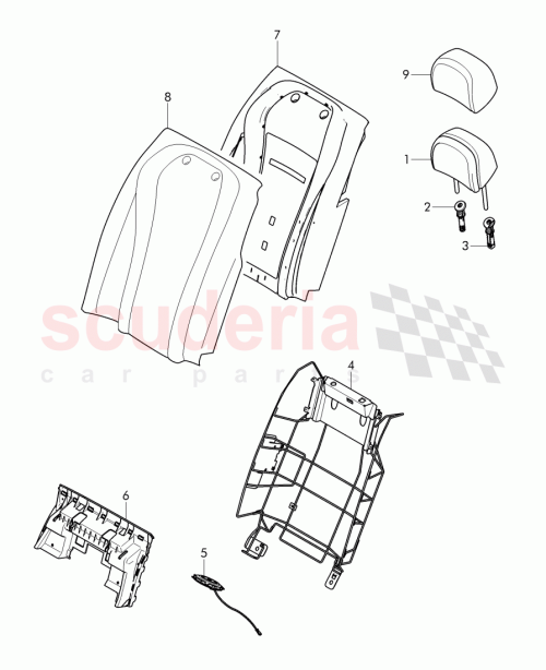 Part Diagram for Bentley 4W0 886 807 AB