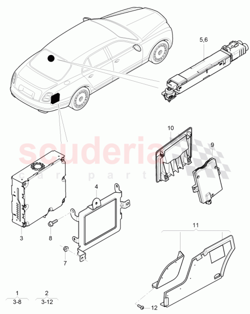 Part Diagram for Bentley JNV 919 129 A