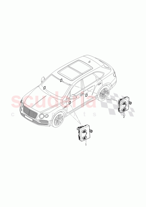 Part Diagram for Bentley 4M0 959 795 E