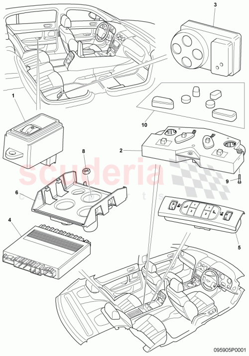 Part Diagram for Bentley 3D0959777