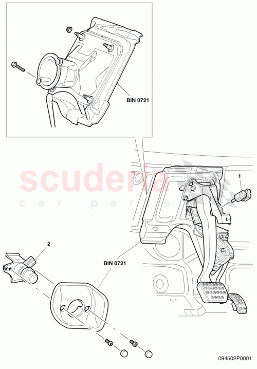 Part Diagram for Bentley 1K2945511