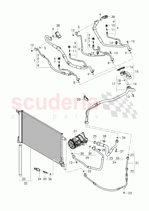 Part Diagram for Bentley 4M0 820 769 J