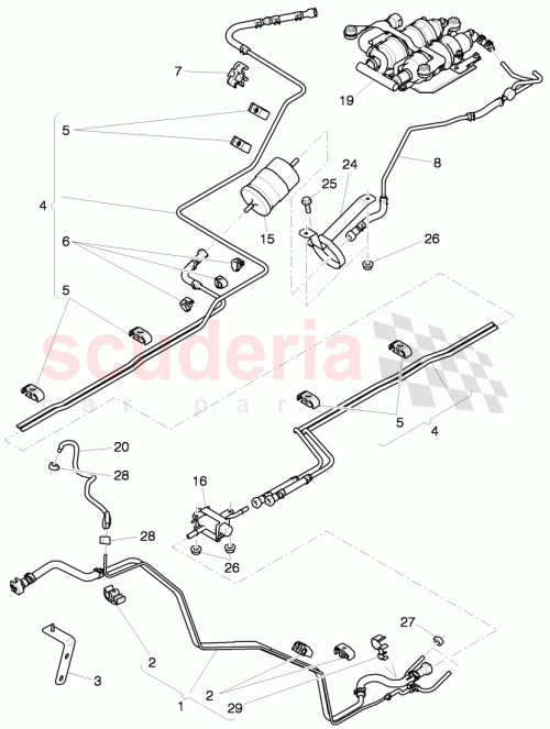 Part Diagram for Bentley 3Y5 201 227 D