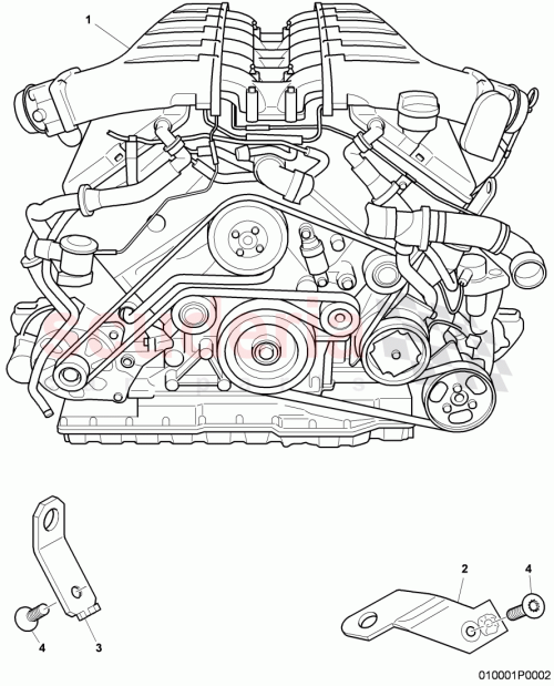 Part Diagram for Bentley 07C100012C