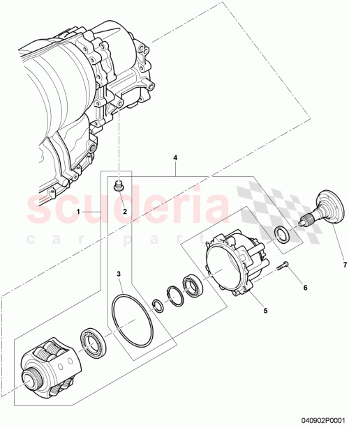 Part Diagram for Bentley 3W0498148