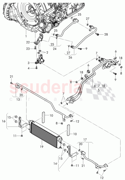 Part Diagram for Bentley 3W0 317 193