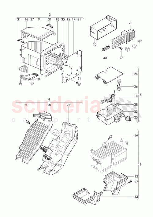 Part Diagram for Bentley 3D1 937 118 L