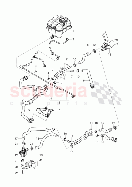 Part Diagram for Bentley 4M0819350AC