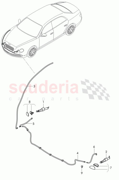 Part Diagram for Bentley 4W0 807 928 C