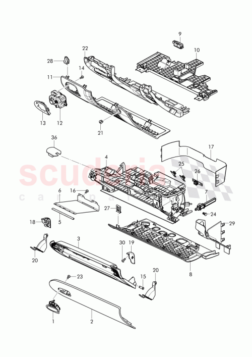 Part Diagram for Bentley 3Y1858107