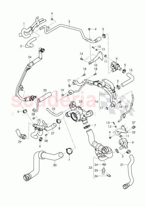 Part Diagram for Bentley 36A 819 372